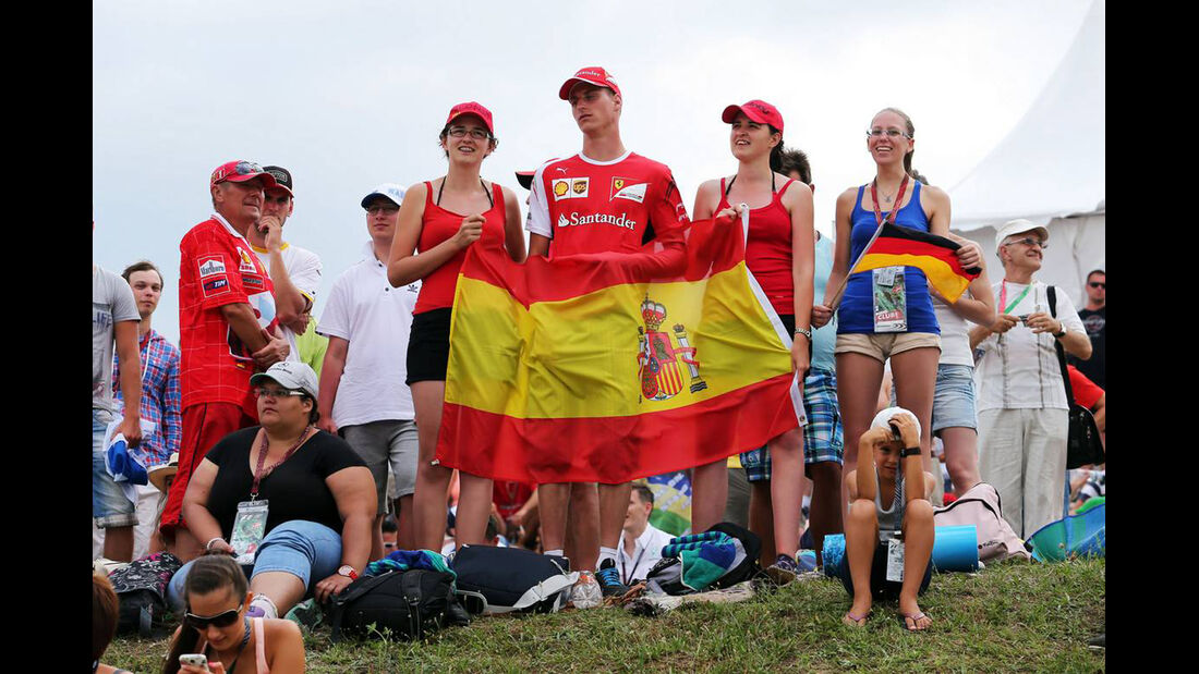 Fans  - Formel 1 - GP Ungarn - 26. Juli 2014