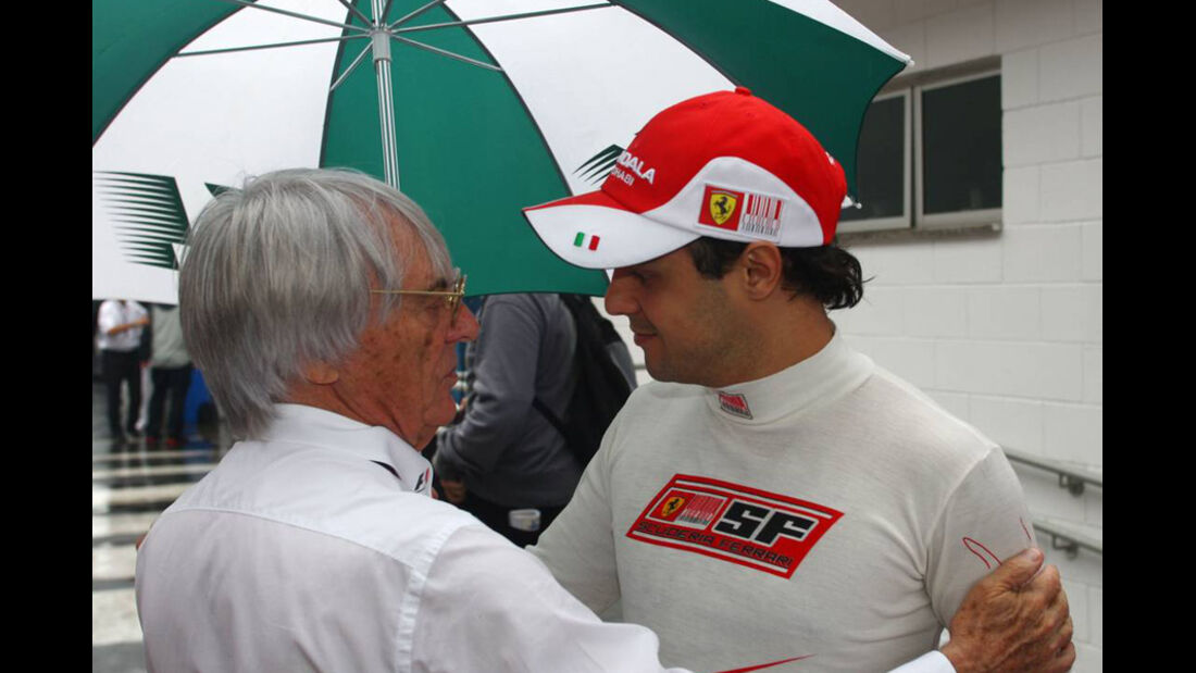 Felipe Massa Bernie Ecclestone