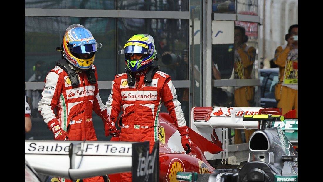 Felipe Massa - Fernando Alonso - Ferrari - Formel 1 - GP China - 13. April 2013