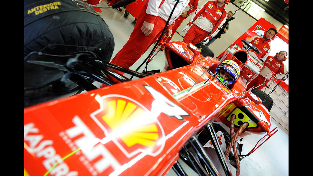 Felipe Massa Ferrari F1 Test Barcelona 2013