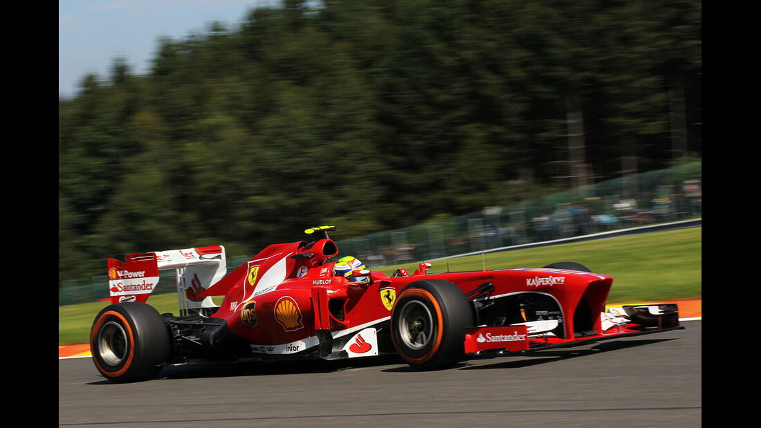 Felipe Massa - Ferrari - Formel 1 - GP Belgien - Spa-Francorchamps - 23. August 2013