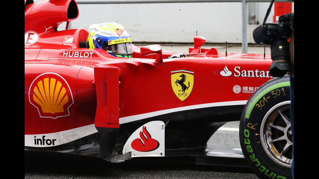 Felipe Massa, Ferrari, Formel 1-Test, Barcelona, 22. Februar 2013