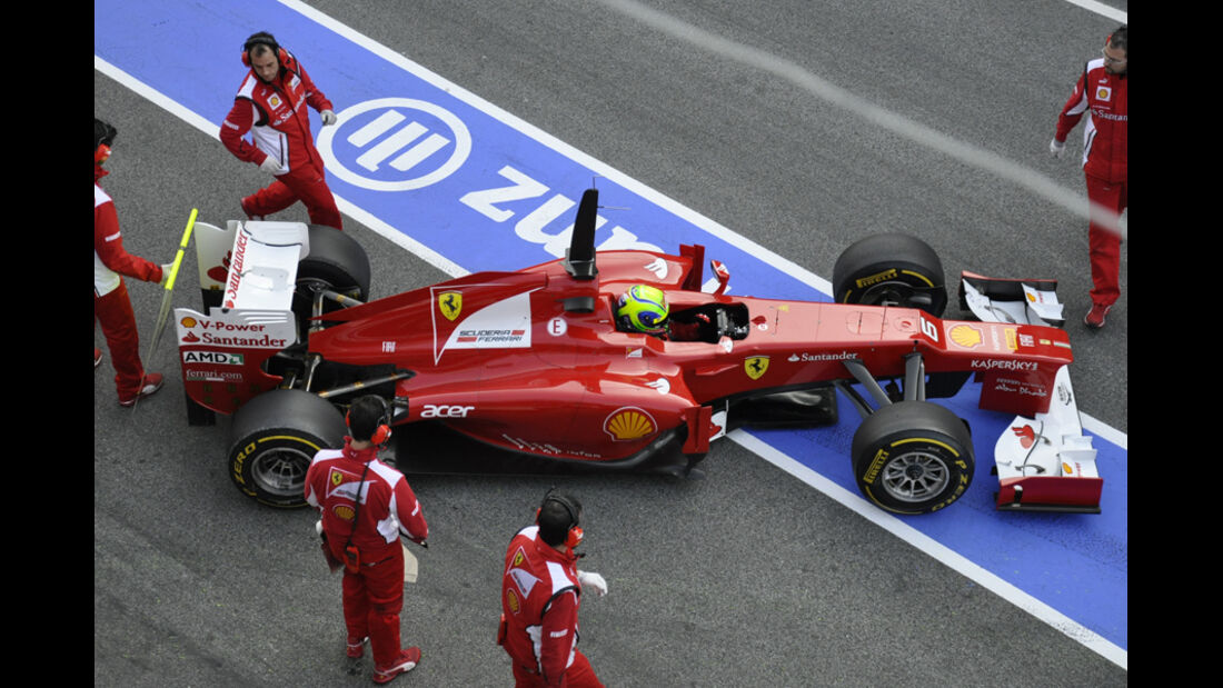 Felipe Massa - Ferrari - Formel 1-Test Barcelona - 3. März 2012