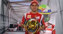 Felipe Massa Helm GP Brasilien 2011