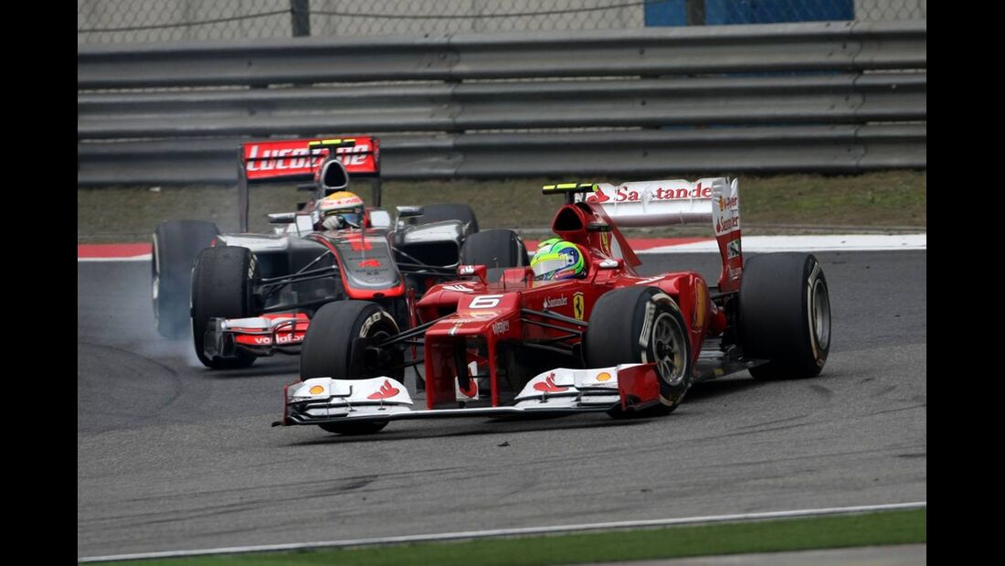 Felipe Massa - Lewis Hamilton  - Formel 1 - GP China - 15. April 2012