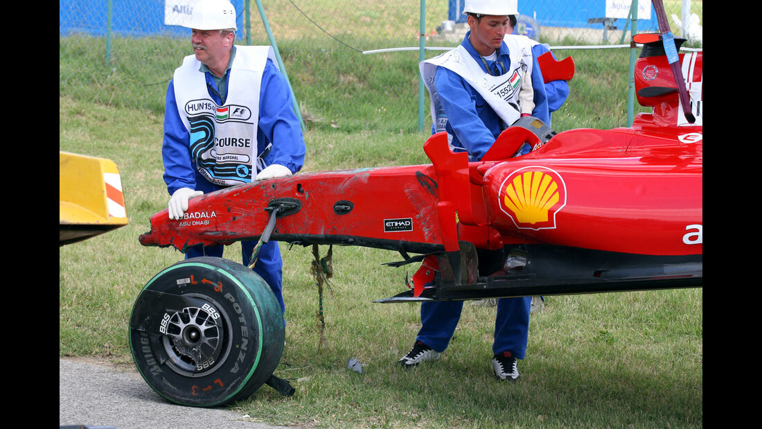 Felipe Massa - Unfall GP Ungarn 2009