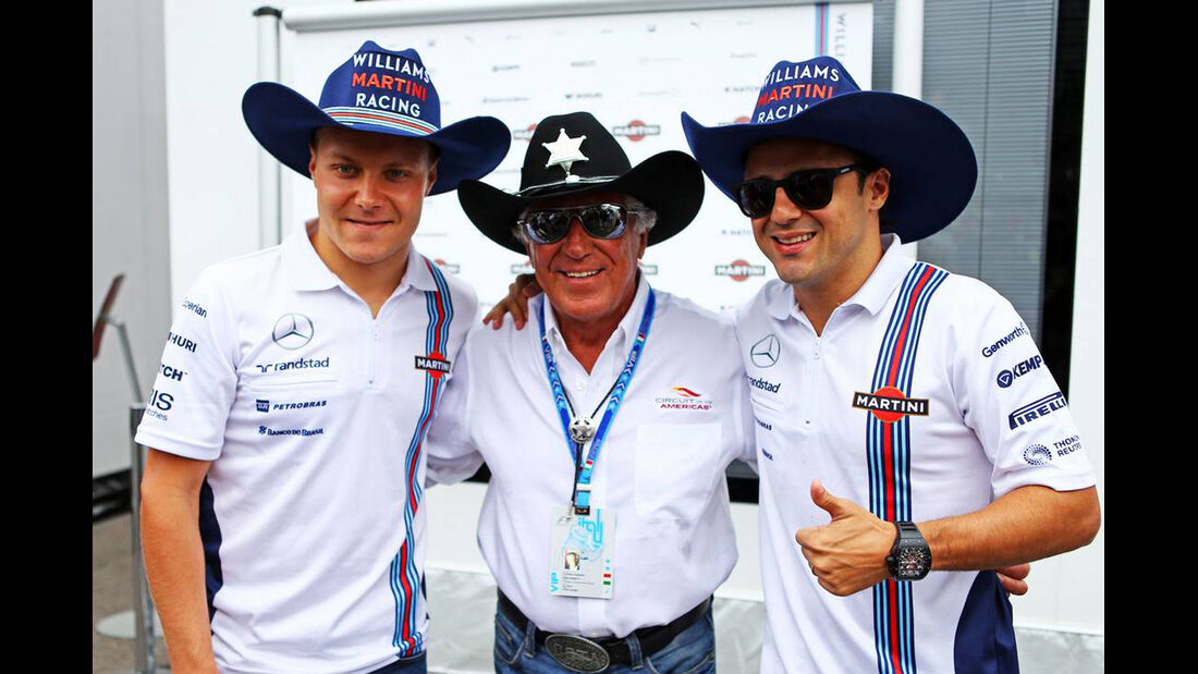 Felipe Massa Valtteri Bottas Mario Andretti Williams Formel 1 GP Italien 2014