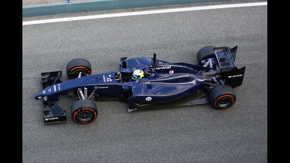Felipe Massa - Williams - Formel 1 - Jerez - Test - 30. Januar 2014