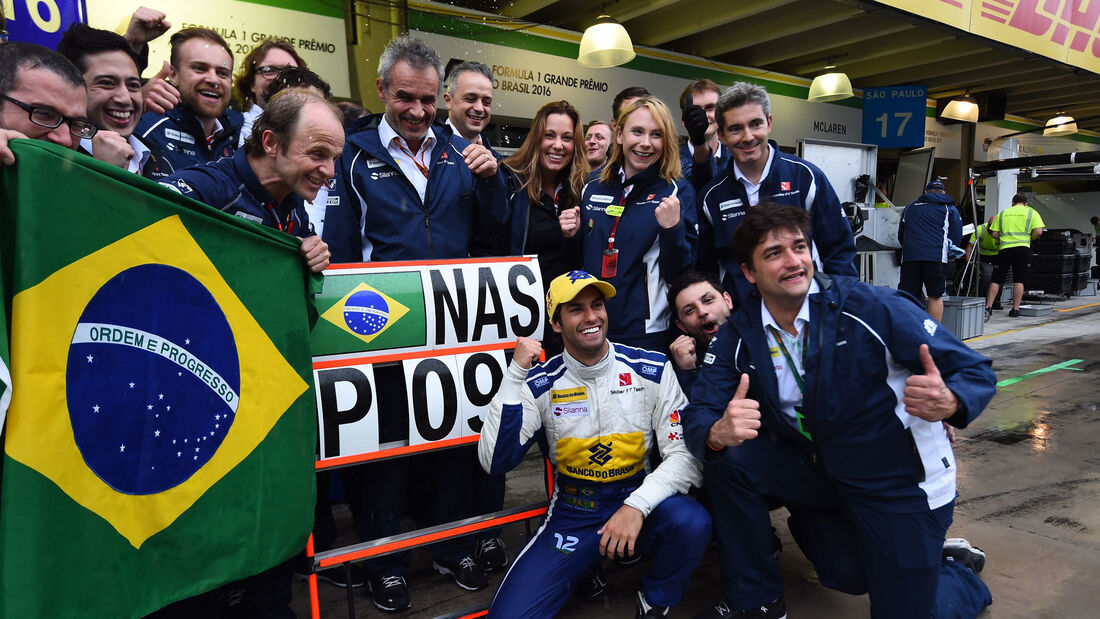 Felipe Nasr - Sauber - GP Brasilien 2016 - Interlagos - Rennen