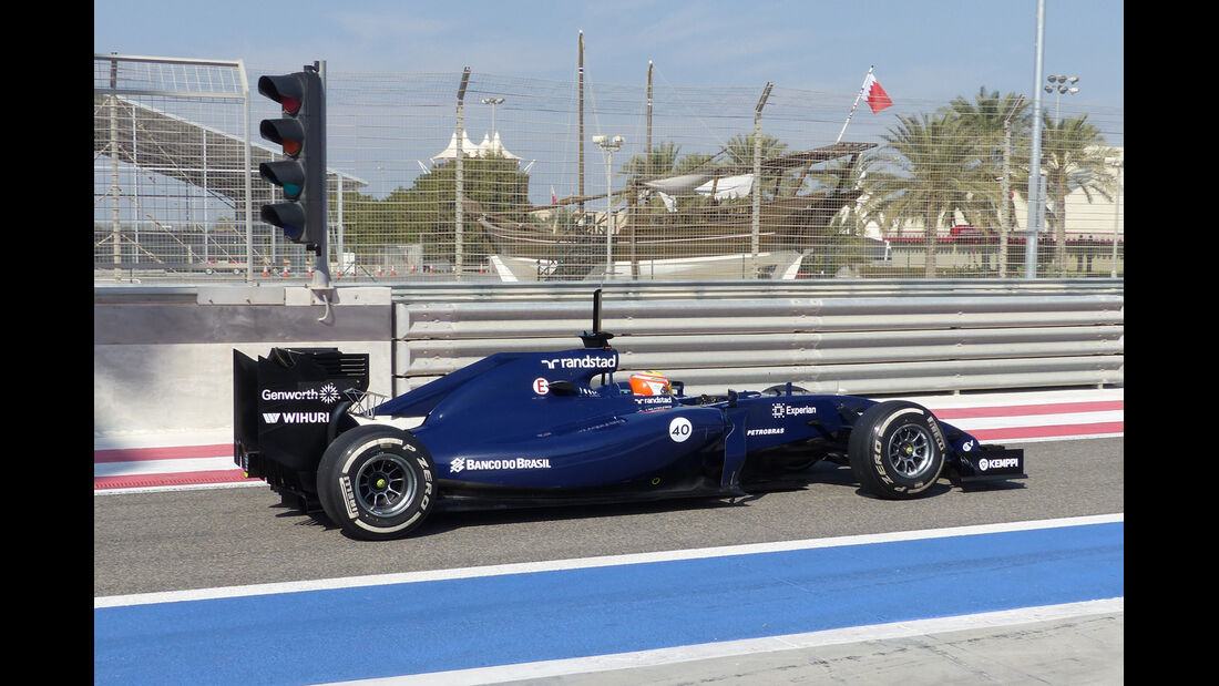 Felipe Nasr - Williams - Formel 1 - Test - Bahrain - 22. Februar 2014