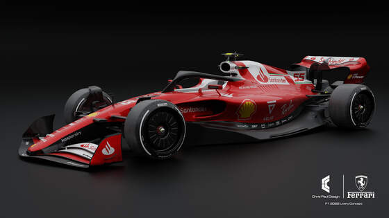 Ferari - F1 - 2022 - Chris Paul Design