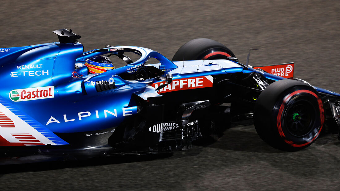 Fernando Alonso - Alpine - Formel 1 - GP Bahrain - Qualifying - Samstag - 27.3.2021 