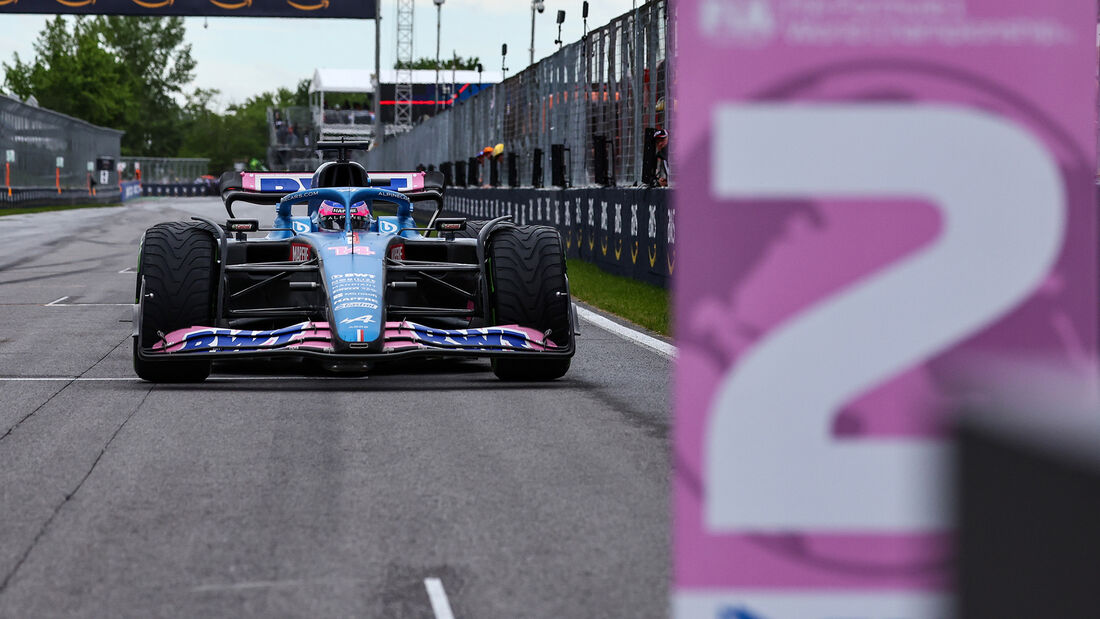 Fernando Alonso - Alpine - Formel 1 - GP Kanada - Montreal - 18. Juni 2022