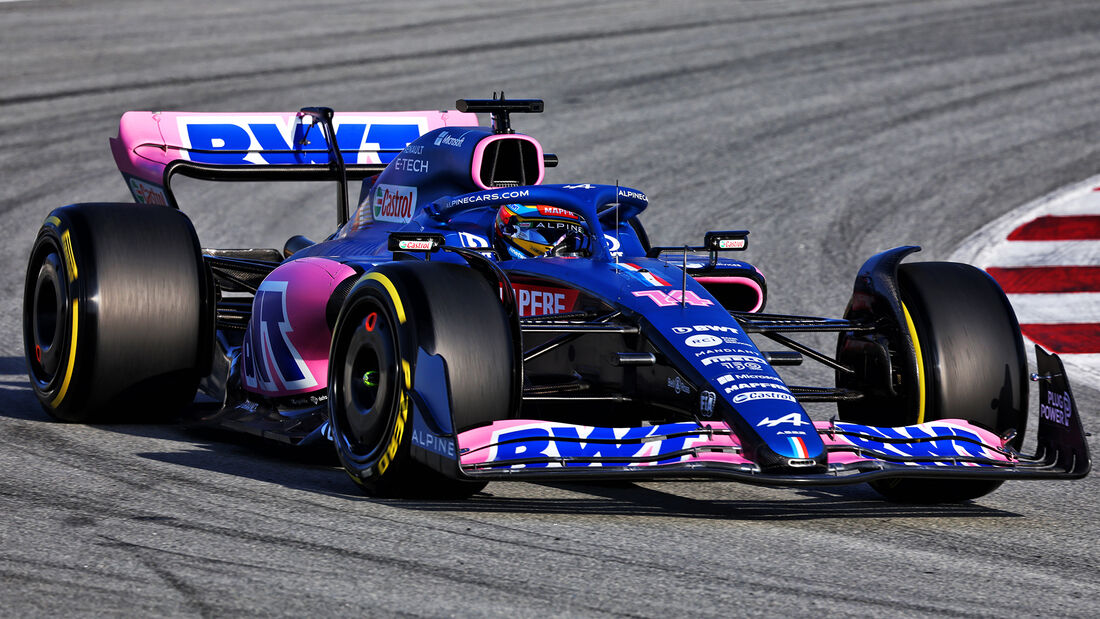 Fernando Alonso - Alpine - Formel 1 - Test - Barcelona 2022 - 23. Februar 2022