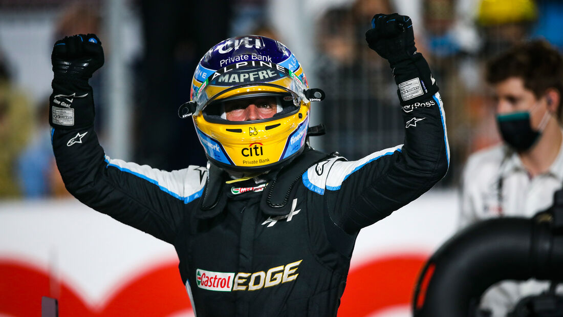 Fernando Alonso - Alpine - GP Katar 2021 - Rennen