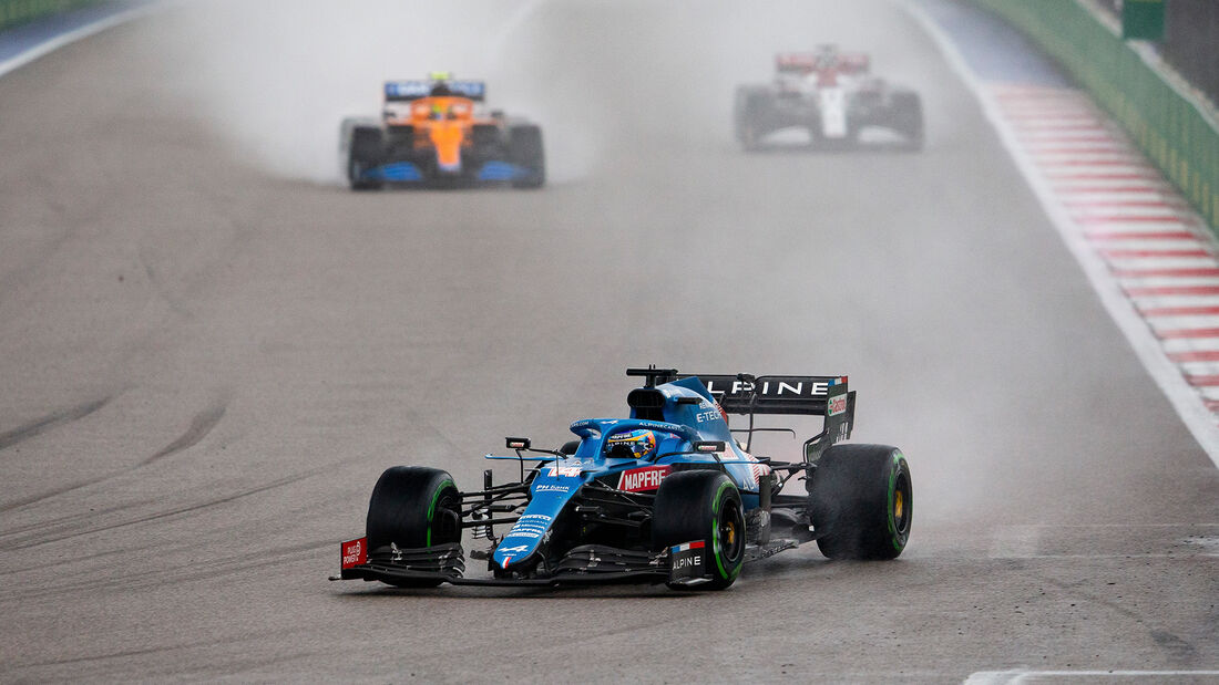 Fernando Alonso - Alpine - GP Russland 2021 - Sotschi 