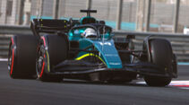 Fernando Alonso - Aston Martin - F1-Test - Abu Dhabi - 22. November 2022