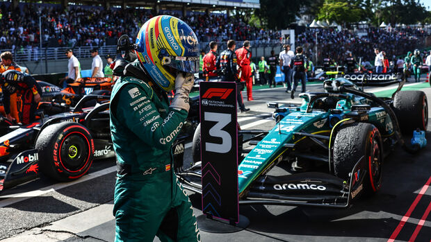 Fernando Alonso - Aston Martin - Formel 1 - GP Brasilien 2023 - Rennen 