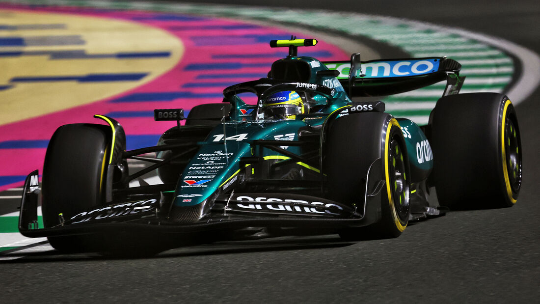 Fernando Alonso - Aston Martin - Formel 1 - GP Saudi-Arabien - Jeddah - 7. März 2024