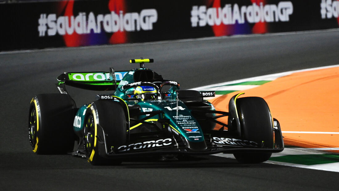 Fernando Alonso - Aston Martin - Formel 1 - GP Saudi-Arabien - Jeddah - 7. März 2024