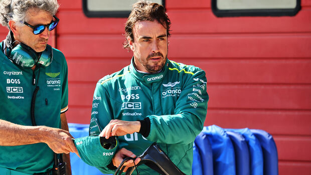 Fernando Alonso - Aston Martin - GP Emilia-Romagna 2024 - Imola - Formel 1 - Qualifying - 18. Mai 2024