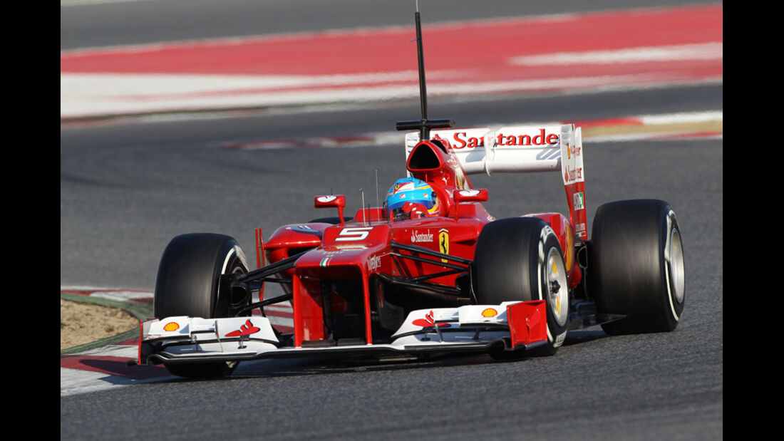 Fernando Alonso Barcelona F1-Test 2012