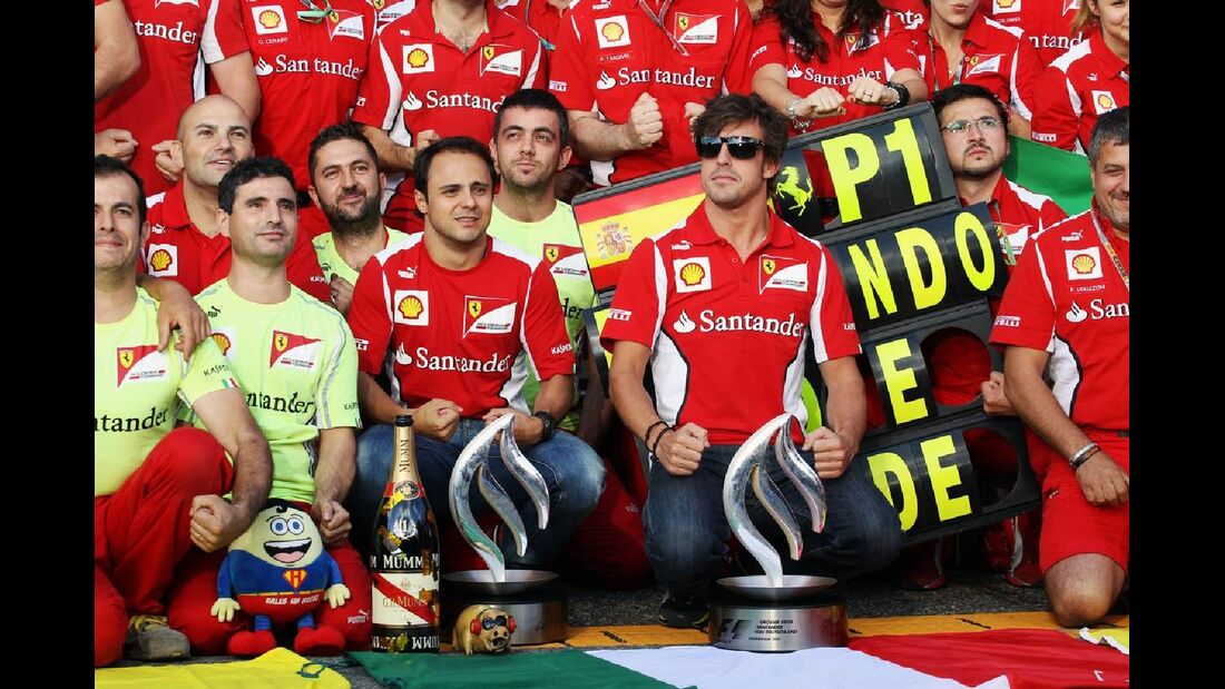 Fernando Alonso Felipe Massa - Formel 1 - GP Deutschland - 22. Juli 2012
