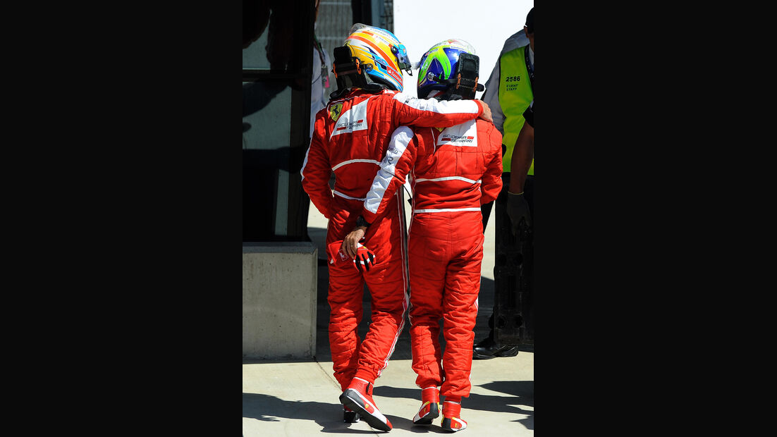 Fernando Alonso - Felipe Massa  - Formel 1 - GP England - 30. Juni 2013