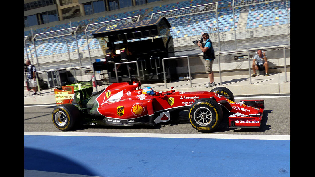 Fernando Alonso - Ferrari - Formel 1 - Bahrain - Test - 2. März 2014