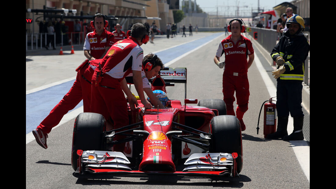 Fernando Alonso - Ferrari - Formel 1 - Bahrain - Test - 2. März 2014