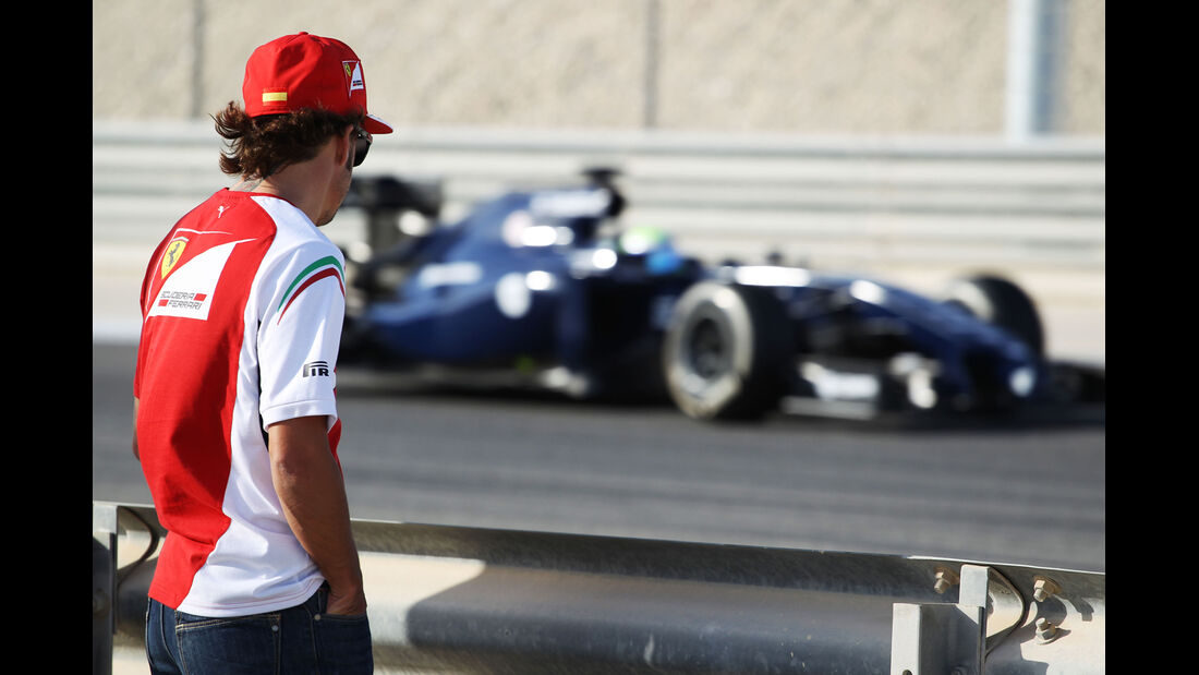 Fernando Alonso - Ferrari - Formel 1 - Bahrain-Test 2014