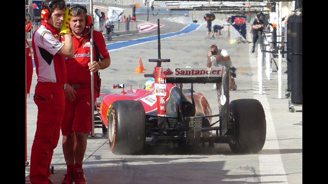 Fernando Alonso - Ferrari - Formel 1 - Bahrain - Test - 29. Februar 2014