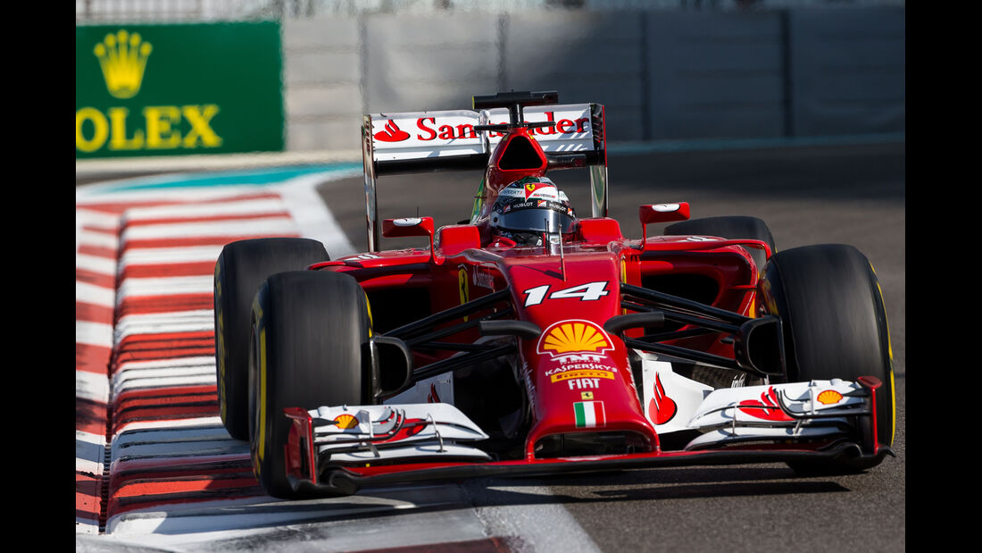 Fernando Alonso - Ferrari - Formel 1 - GP Abu Dhabi - 22. November 2014