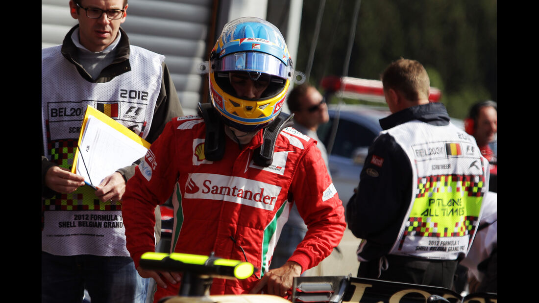 Fernando Alonso - Ferrari - Formel 1 - GP Belgien - Spa-Francorchamps - 1. September 2012