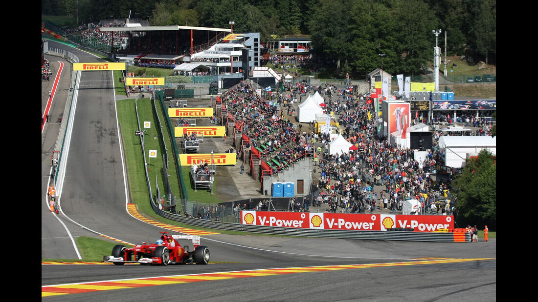 Fernando Alonso - Ferrari - Formel 1 - GP Belgien - Spa-Francorchamps - 1. September 2012