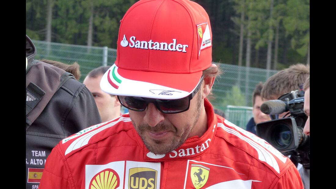 Fernando Alonso - Ferrari - Formel 1 - GP Belgien - Spa-Francorchamps - 21. August 2014