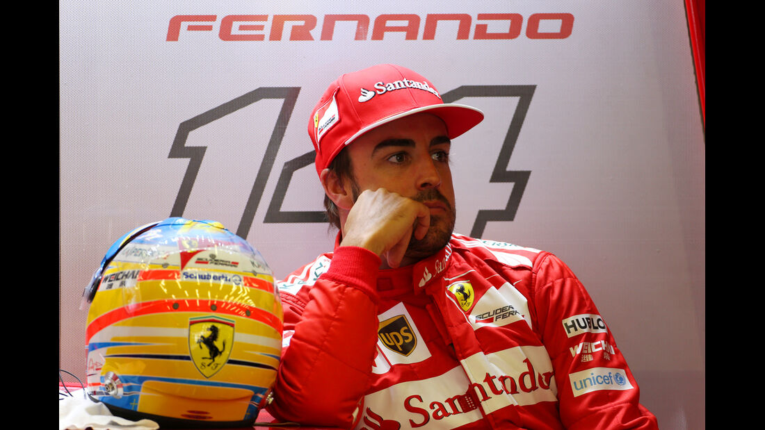 Fernando Alonso - Ferrari - Formel 1 - GP Belgien - Spa-Francorchamps - 22. August 2014
