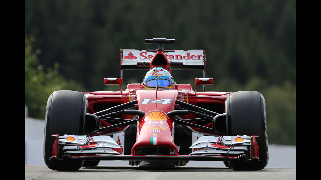 Fernando Alonso - Ferrari - Formel 1 - GP Belgien - Spa-Francorchamps - 22. August 2014