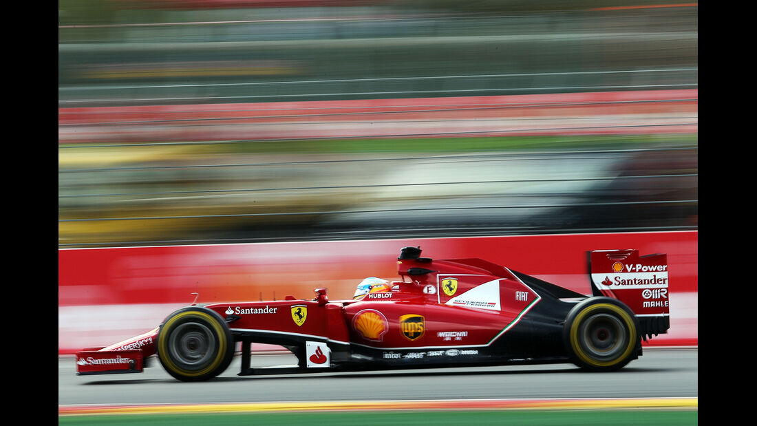 Fernando Alonso - Ferrari - Formel 1 - GP Belgien - Spa-Francorchamps - 23. November 2014