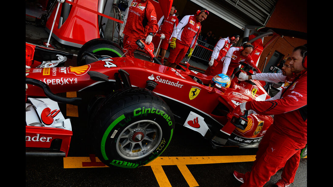 Fernando Alonso - Ferrari - Formel 1 - GP Belgien - Spa-Francorchamps - 23. November 2014