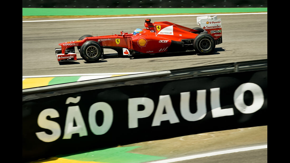Fernando Alonso - Ferrari - Formel 1 - GP Brasilien - Sao Paulo - 23. November 2012