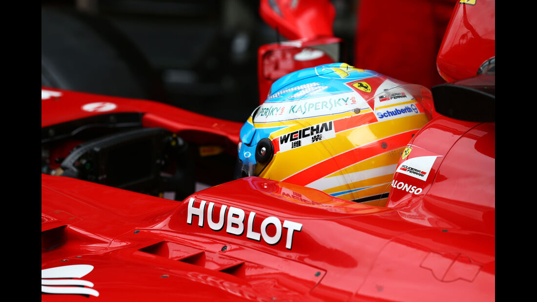 Fernando Alonso - Ferrari - Formel 1 - GP China - Shanghai - 18. April 2014