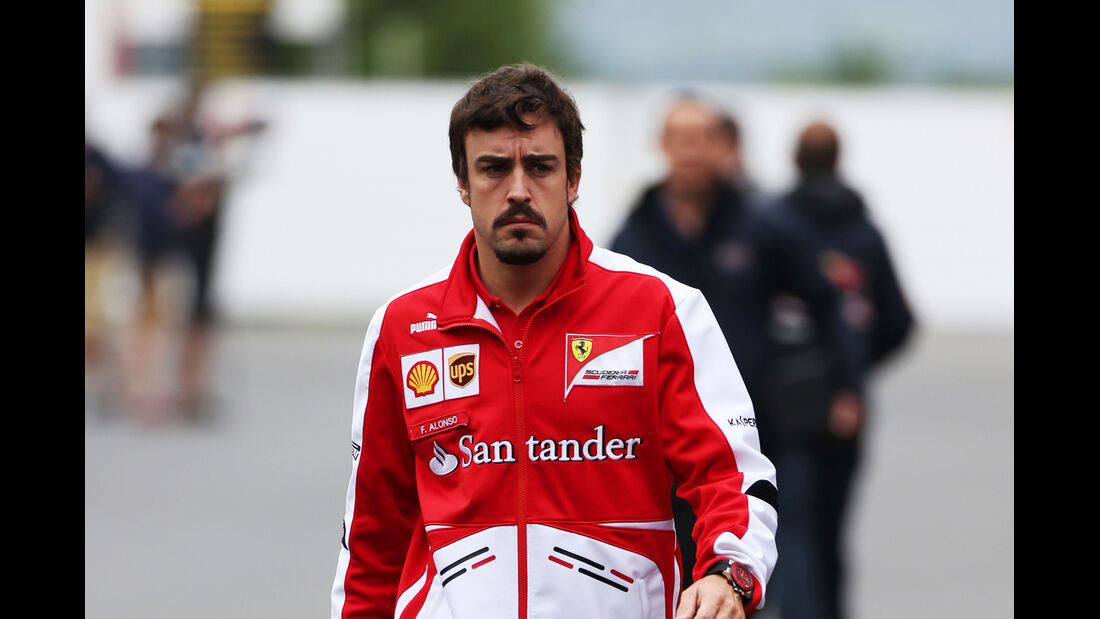 Fernando Alonso - Ferrari - Formel 1 - GP Deuschland - 5. Juli 2013