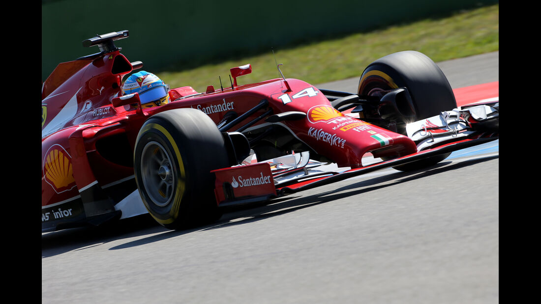 Fernando Alonso - Ferrari - Formel 1 - GP Deutschland - Hockenheim - 19. Juli 2014
