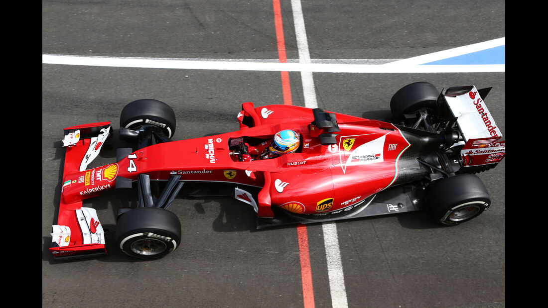 Fernando Alonso - Ferrari - Formel 1 - GP England - Silverstone - 4. Juli 2014