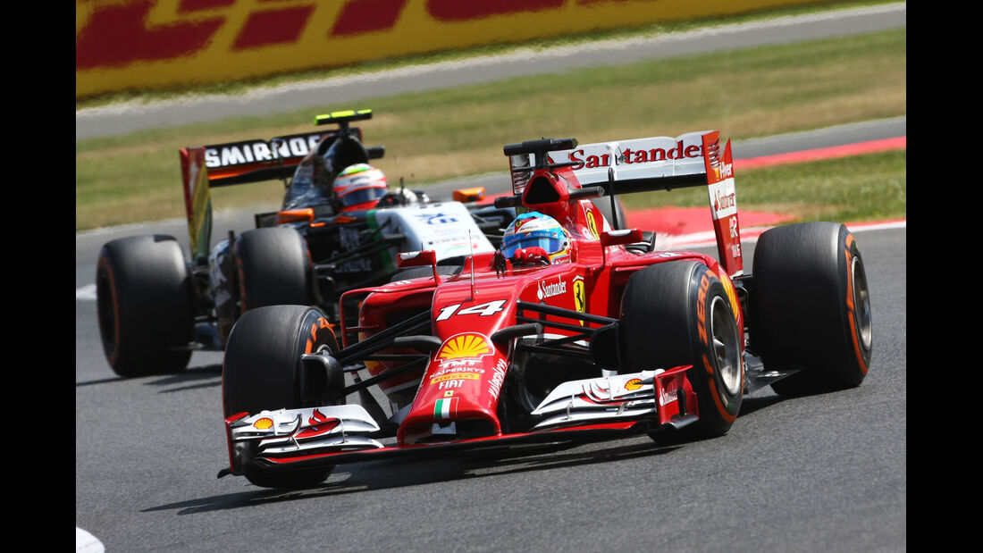 Fernando Alonso - Ferrari - Formel 1 - GP England - Silverstone - 4. Juli 2014