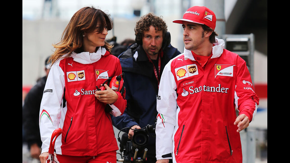 Fernando Alonso - Ferrari - Formel 1 - GP England - Silverstone - 5. Juli 2014