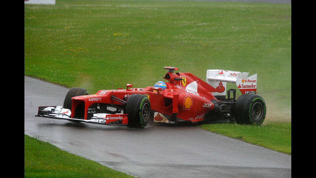 Fernando Alonso - Ferrari - Formel 1 - GP England - Silverstone - 6. Juli 2012