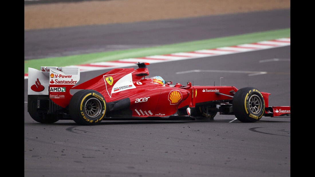 Fernando Alonso - Ferrari - Formel 1 - GP England - Silverstone - 7. Juli 2012