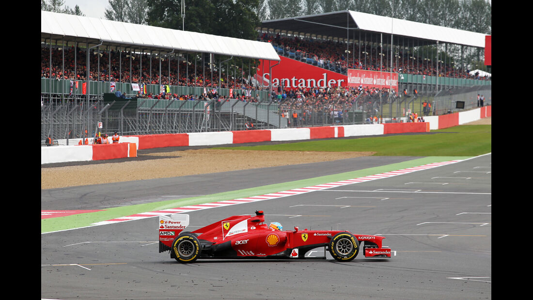 Fernando Alonso - Ferrari - Formel 1 - GP England - Silverstone - 7. Juli 2012